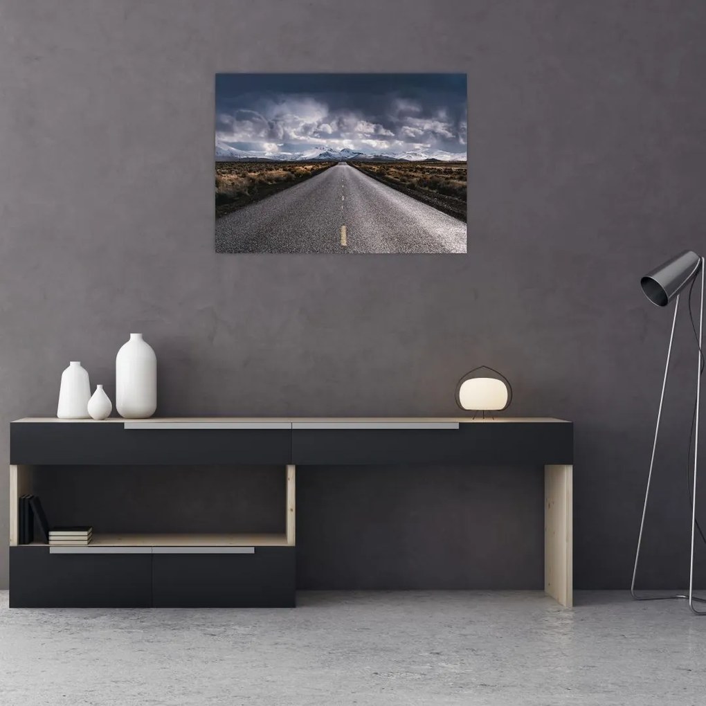 Obraz drogi na pustyni (70x50 cm)