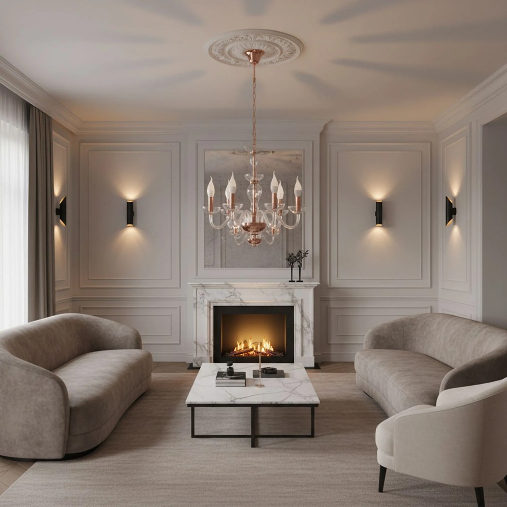 Lampa Sufitowa Wisząca APP1081-6CP