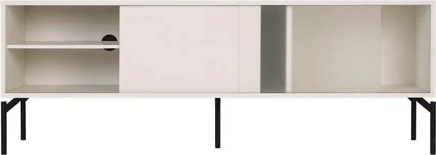 Szarobeżowa szafka pod TV 160x60x42 cm Met – noo.ma