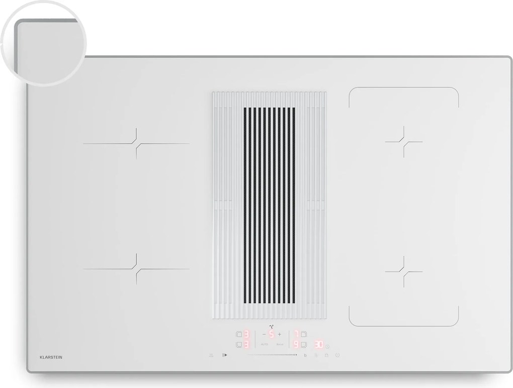 Klarstein Płyta indukcyjna Velaire z okapem | 80 cm