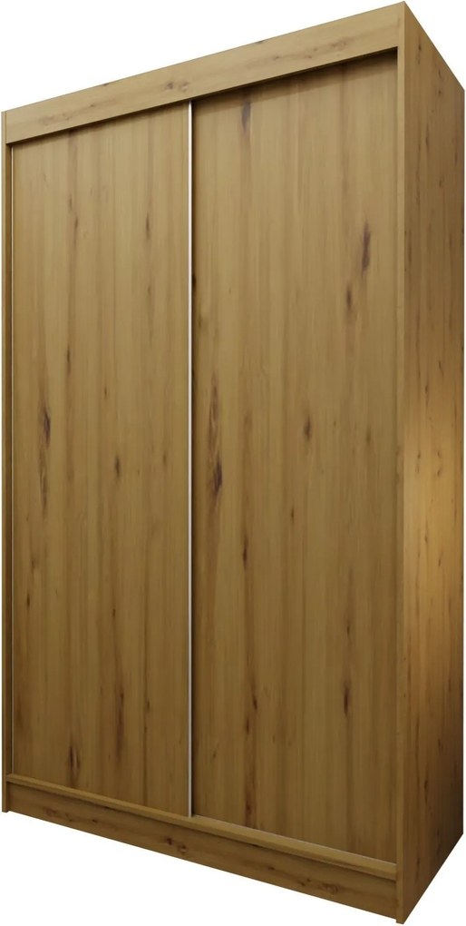 Szafa SOFIA - Dąb artisan / Bez szuflad / 120 cm