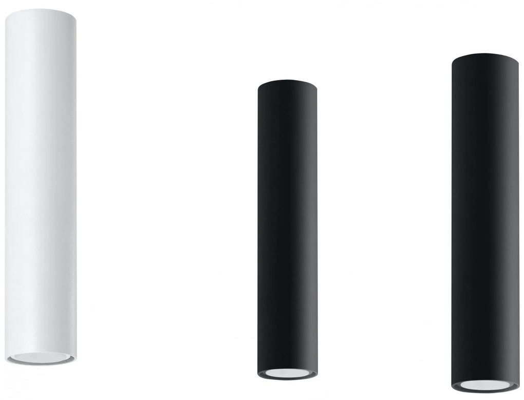 Minimalistyczny plafon walec A1-F06