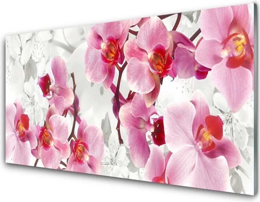 Panel Szklany do Kuchni Wyrafinowany Bukiet Ścienny