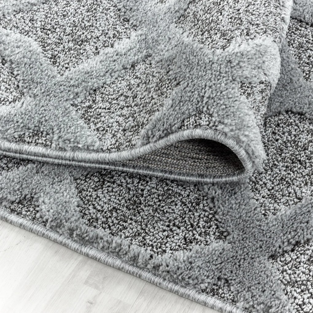 Dywan nowoczesny 3D La Casa szary 280 cm x 370 cm