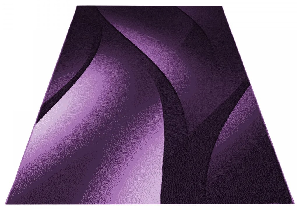 Dywan nowoczesny Plus fioletowy 240 cm x 340 cm
