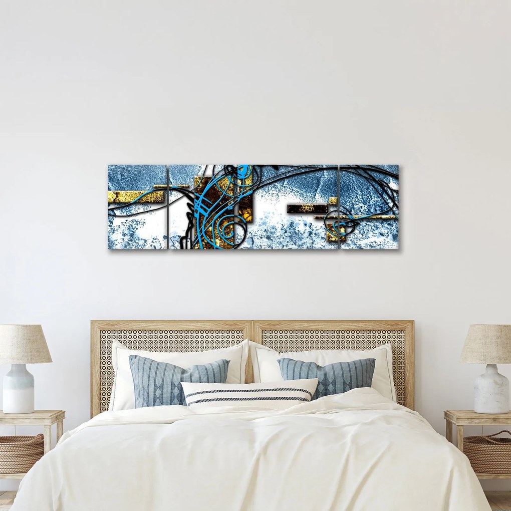 Abstrakcyjny obraz (170x50 cm)