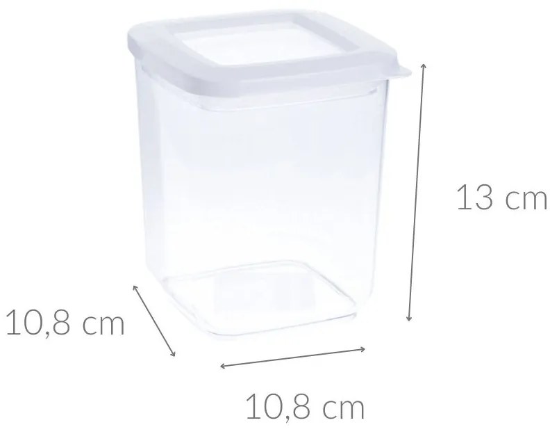Pojemnik na artykuły sypkie, transparentny