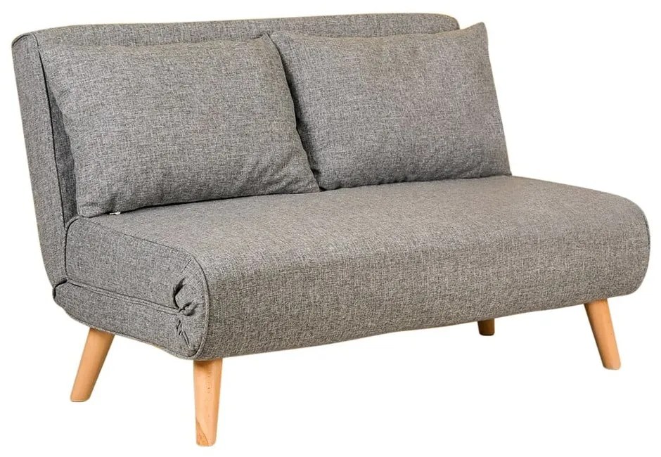 Szara rozkładana sofa 120 cm Folde – Artie