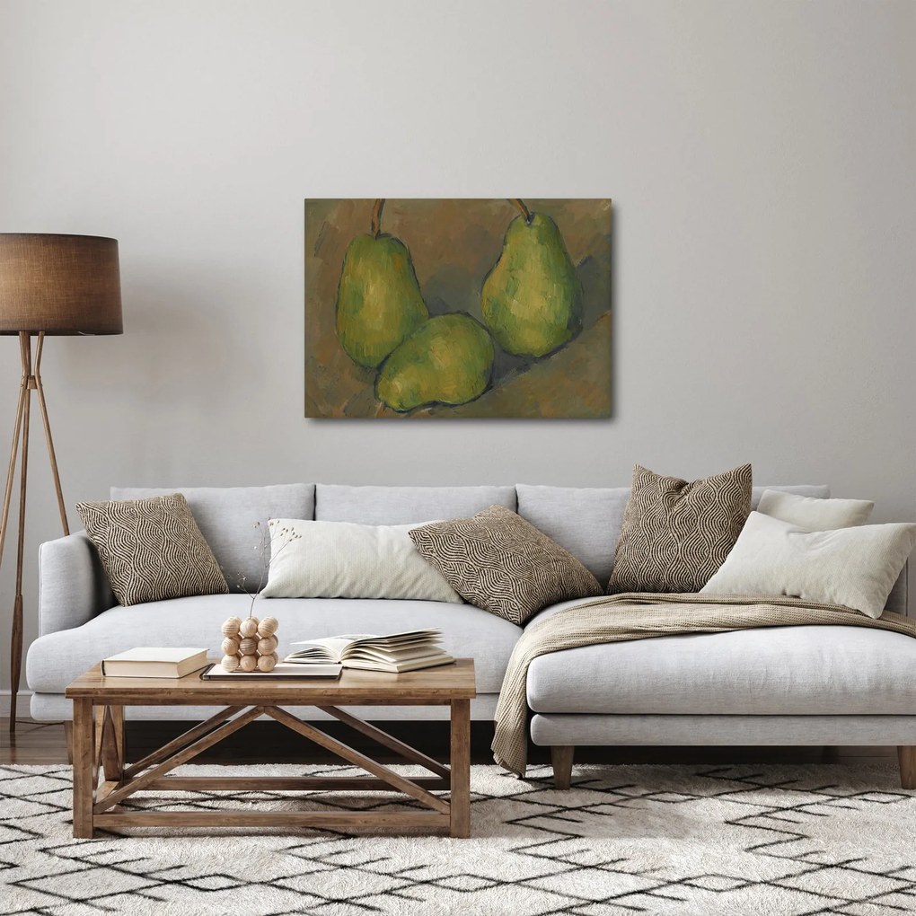 Obraz - Paul Cézanne, Three Pears, reprodukcje (70x50 cm)