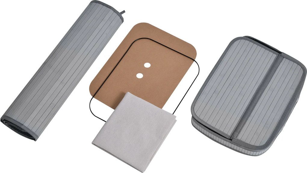 HOMCOM Kosz na bieliznę, 70 L kosz na pranie z pokrywą, wyjmowana wkładka, pojemnik na bieliznę do łazienki, 40 x 30 x 60 cm, Szary