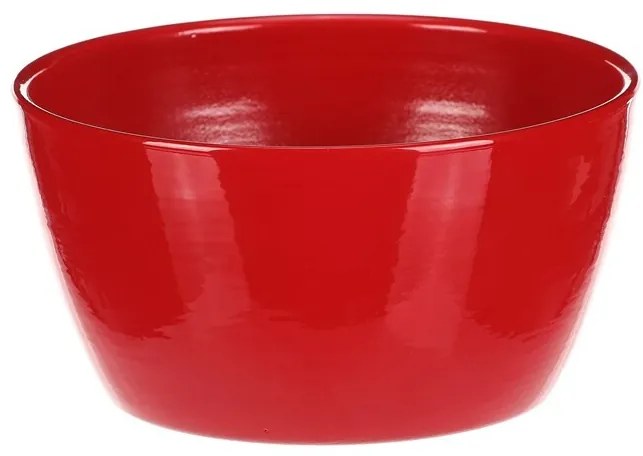 Osłonka ceramiczna na kwiaty Terakota, śr. 15 cm, czerwony