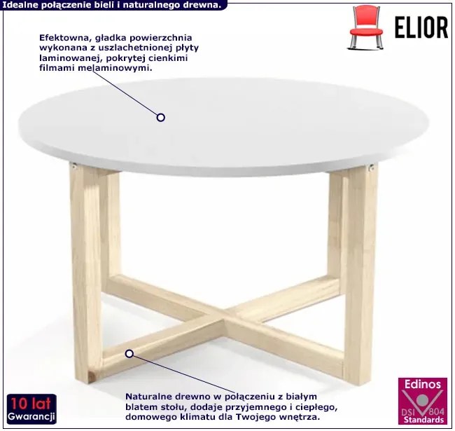 Okrągły stolik kawowy E2-P64