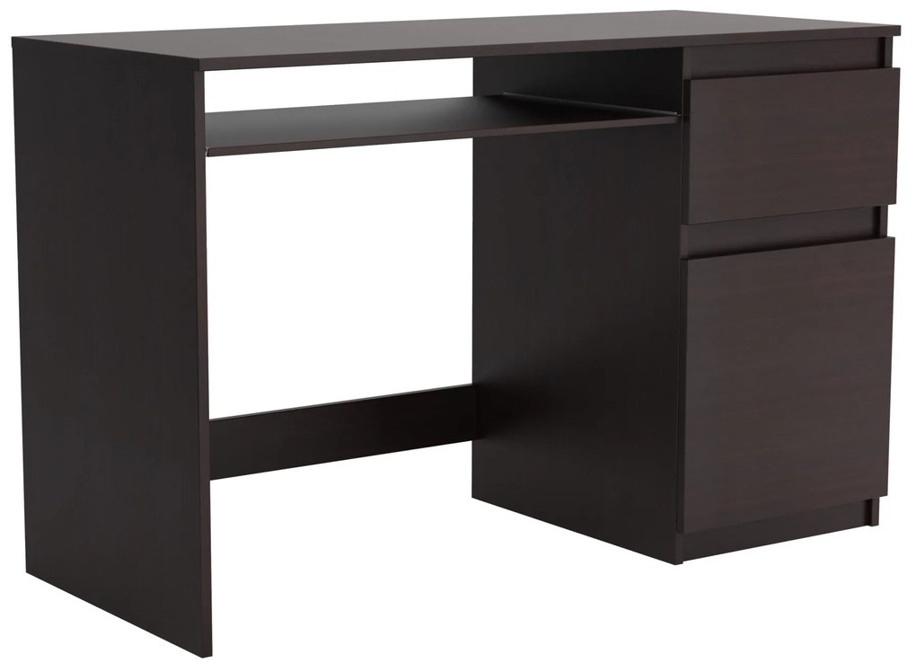 Biurko komputerowe młodzieżowe szkolne 120 cm REMI1 Wenge