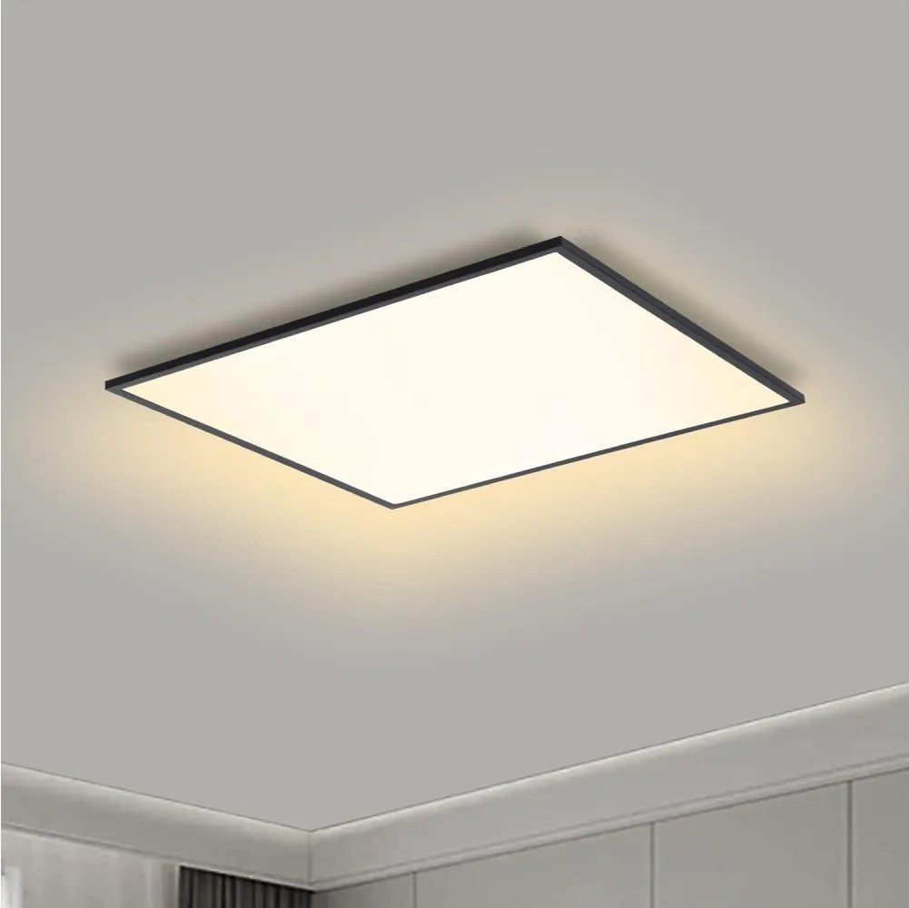 Brilagi - Ściemnialna oprawa LED SLIMFRAME LED/36W/230V 45x45 cm czarna + pilot