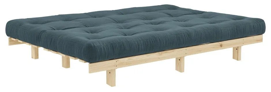 Niebieska sztruksowa sofa 200 cm Lean – Karup Design