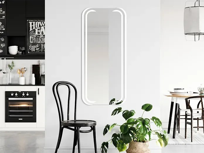 Lustro łazienkowe MEZALI 50x80 z oświetleniem LED EXCLUSIVE MIRADO