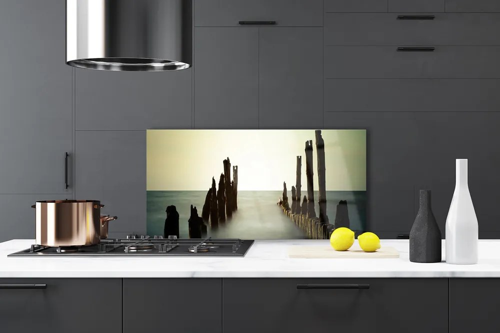 Panel Szklany Lśniąca Tafla Oceanu