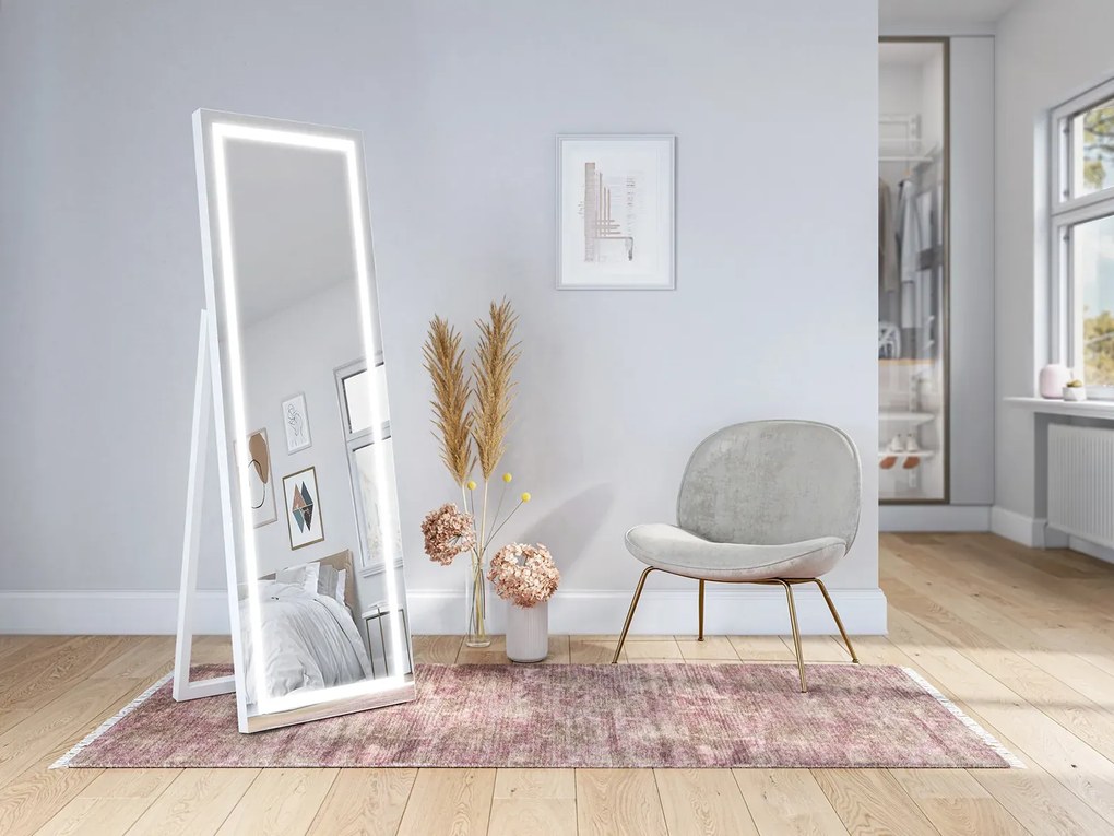 Lustro stojące HEDRA 70x180 z oświetleniem LED EXCLUSIVE MIRADO