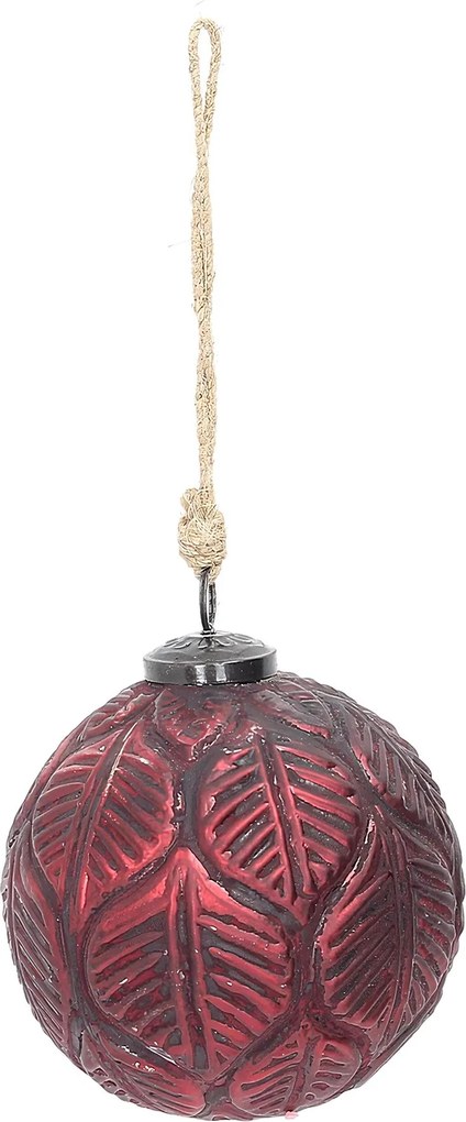 Bombka szklana Rustic Leaf II 12 cm