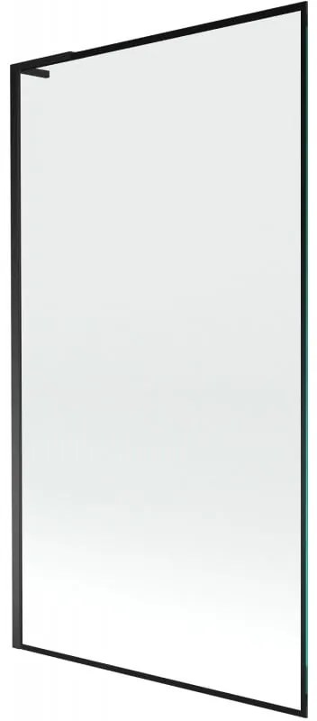 Mexen Next L parawan nawannowy 1-skrzydłowy 100 x 150 cm, czarna ramka, czarny - 895-100-000-03-70-70