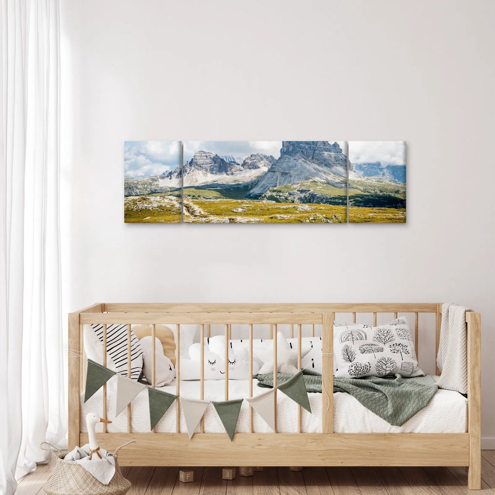 Obraz - Włoskie Dolomity (170x50 cm)
