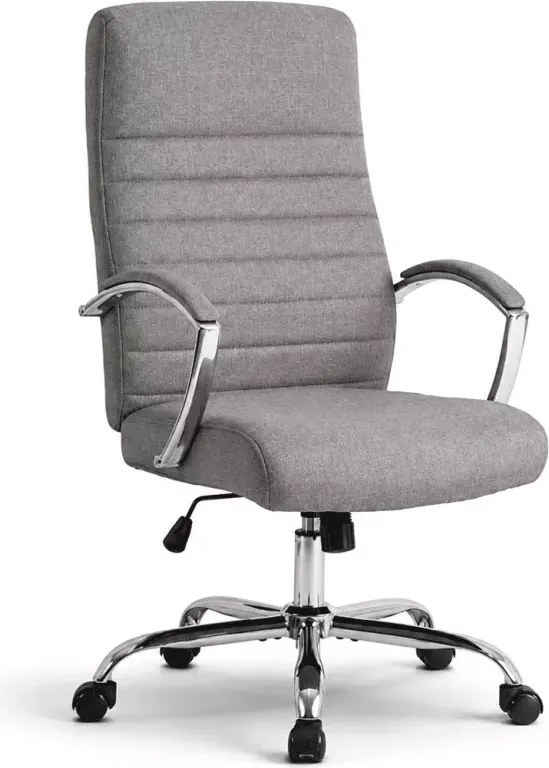 Fotel obrotowy Lezuma szary – nowoczesny, ergonomiczny fotel biurowy