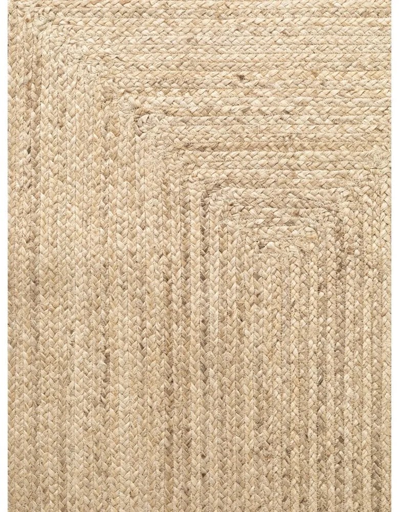 Dwustronny chodnik z juty tkany ręcznie w jasnym naturalnym kolorze 80x200 cm Sharmila Natural White – Hanse Home