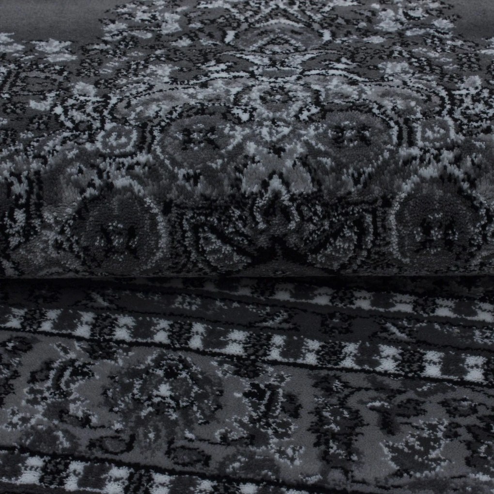 Dywan klasyczny Marrakesh rozeta szary 160 cm x 230 cm