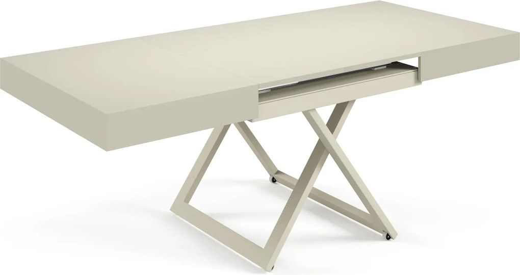 Rozkładany ławostół z regulacją wysokości Sanna U, podstawa kaszmir