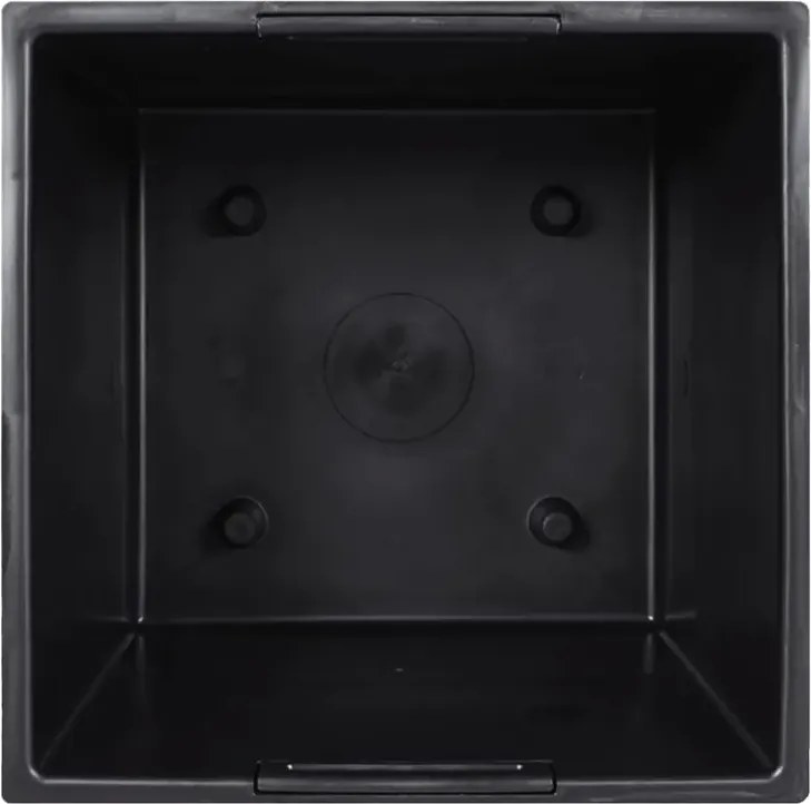 Antracytowa wysoka donica ogrodowa stylizowana na beton S7-N51