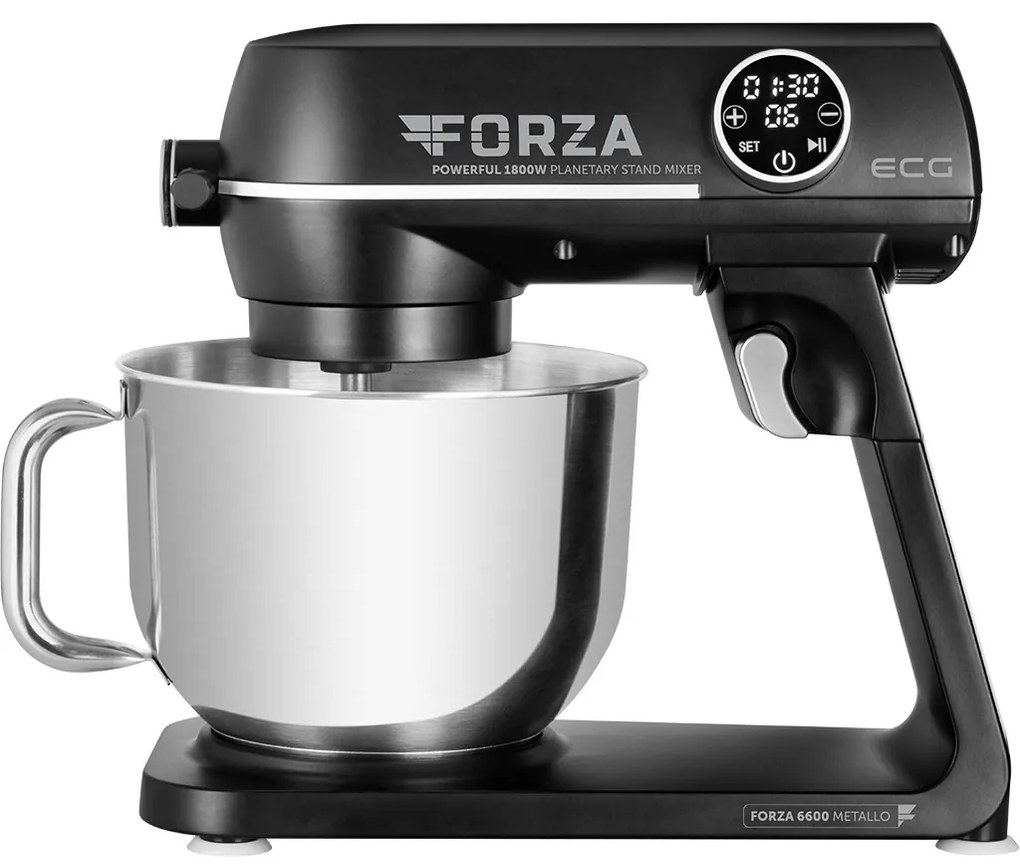 ECG Forza 6600 robot kuchenny Metallo Nero