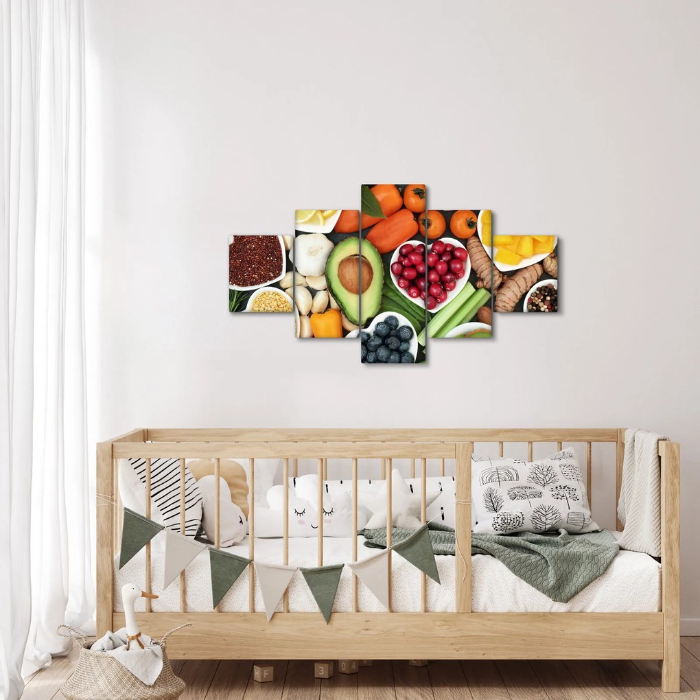Obraz - Zdrowa żywność (125x70 cm)