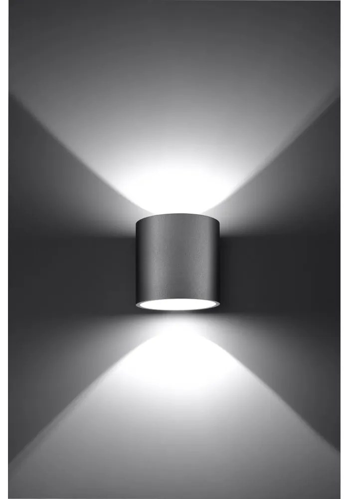 Szary kinkiet Sollux Roda