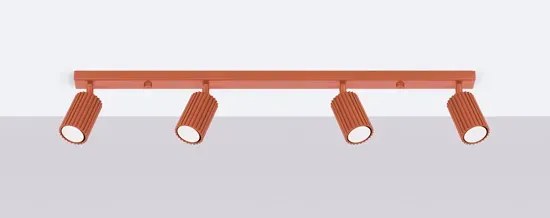Czteropunktowa lampa w kolorze ochra - D303-Melson