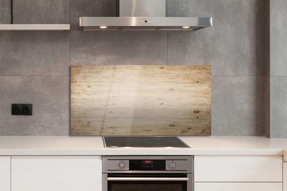 Szklany Panel Rustykalne Deski z Sękami