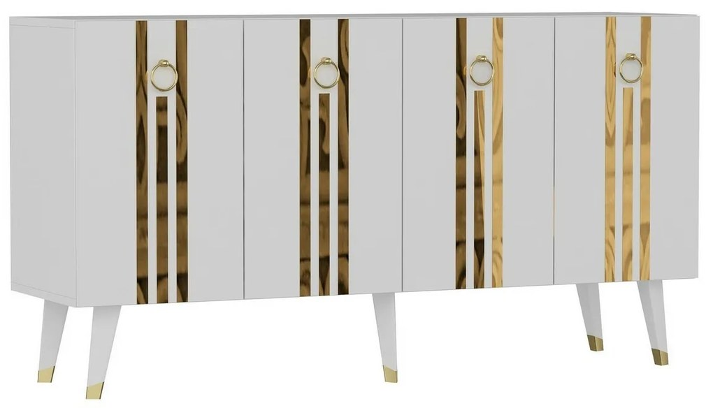 Szafka Isil White and Gold