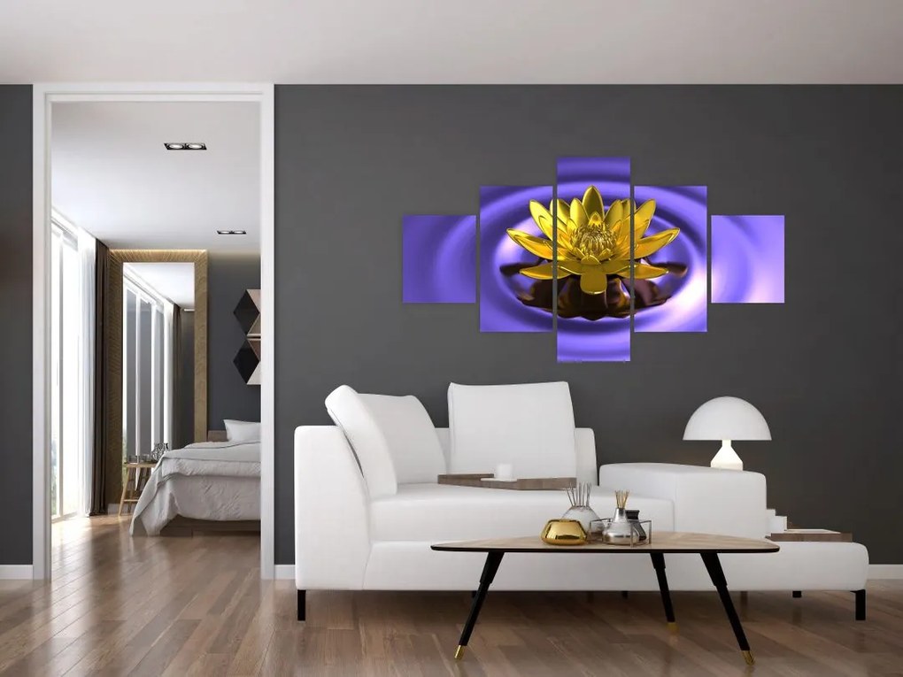 Obraz - Lilia wodna (125x70 cm)