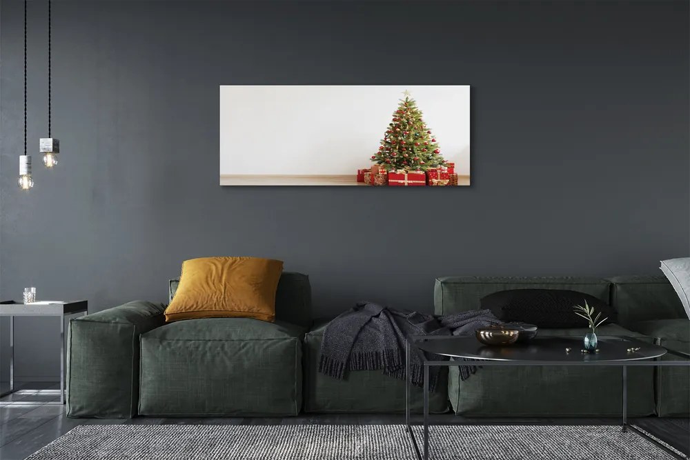 Obraz canvas na ścianę Choinka, Prezenty i Dekoracje