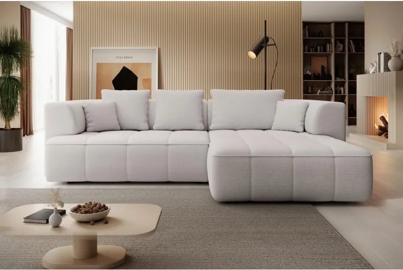 Narożnik ALBIO S z elektryczną regulacją siedziska funkcja spania WERSAL