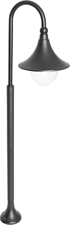 Klasyczna latarnia ogrodowa czarna 125 cm IP44 - Daphne