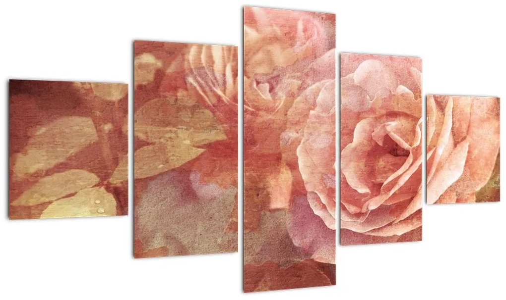 Obraz róż (125x70 cm)