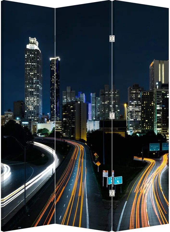 Parawan - Nocna metropolia (126x170 cm)