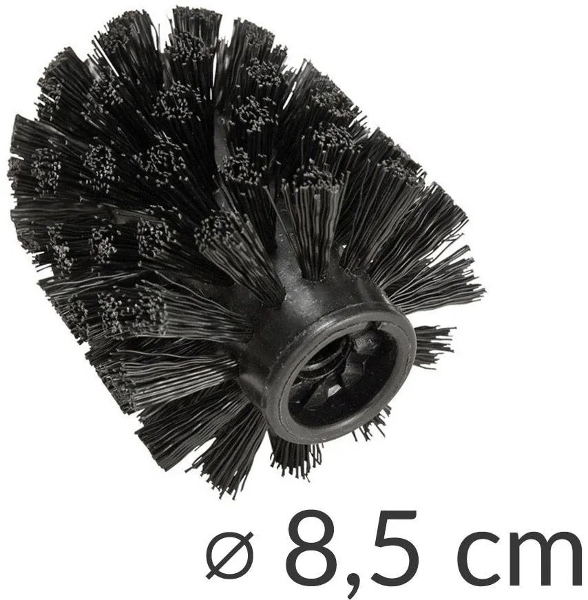 Stojak na szczotkę do WC i papier toaletowy AVOLA BLACK, WENKO