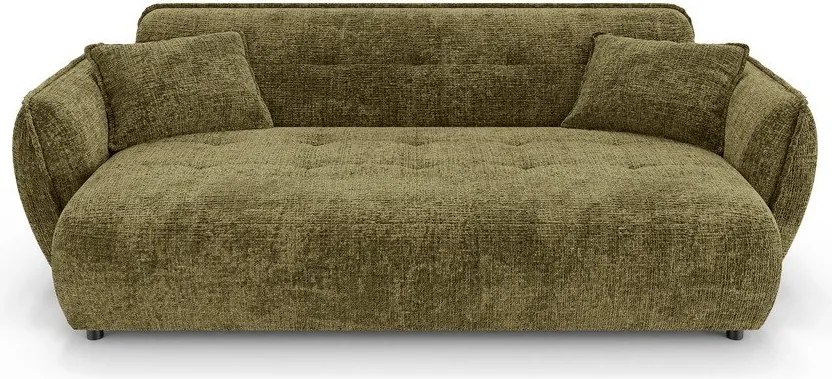 Zielona sofa z tkaniny szenilowej 250 cm Nelia Big – Ropez