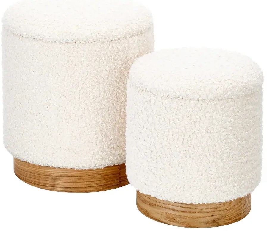 Komplet 2 puf ze schowkiem M8-M68