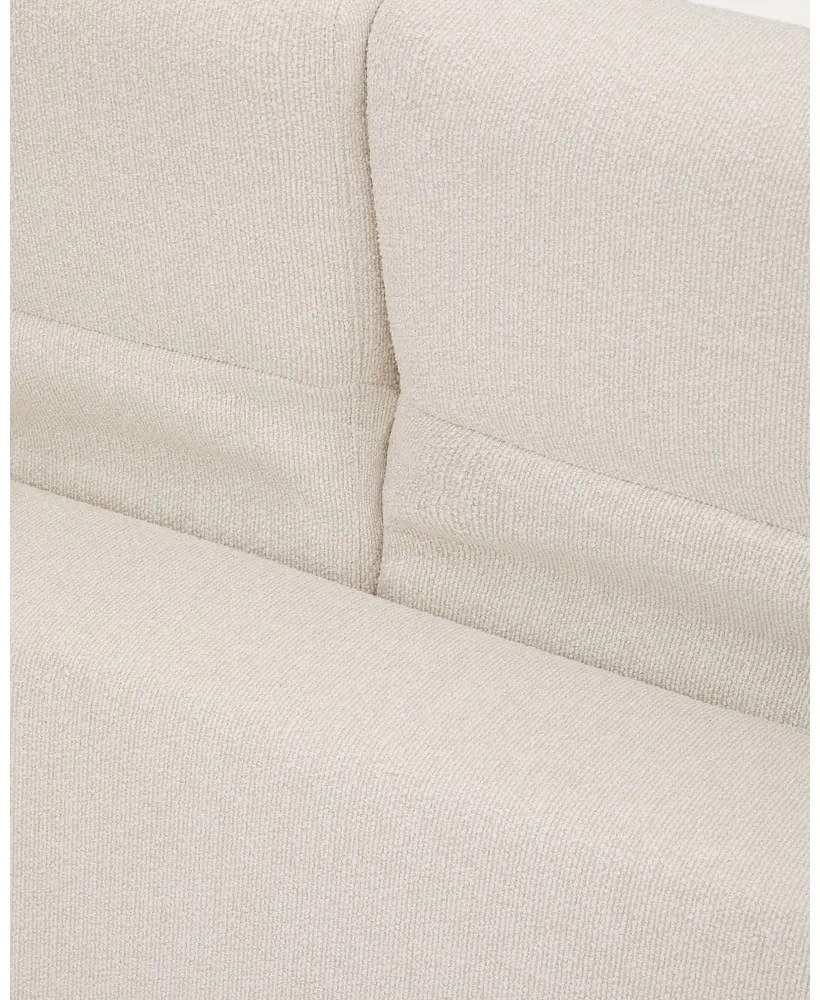 Beżowa sofa z tkaniny szenilowej 234 cm Aurum – Kave Home