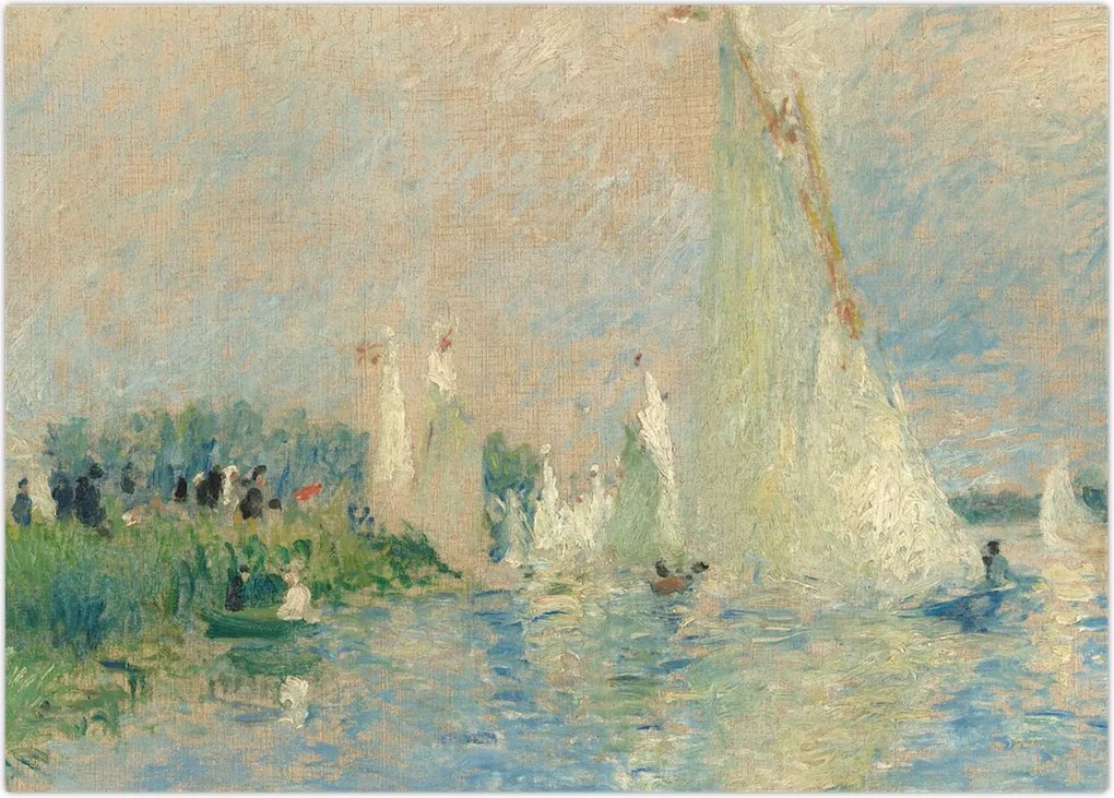 Obraz - Auguste Renoir, Regatta at Argenteuil, reprodukcje (70x50 cm)