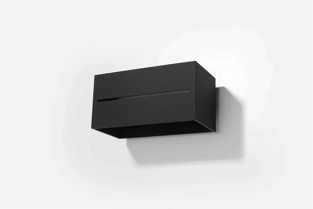 Czarny kinkiet ścienny LED - EX530 L4-L20