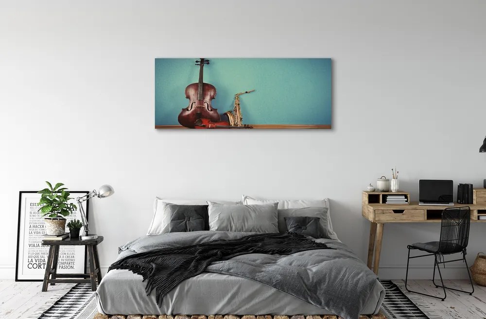 Obraz canvas na ścianę Klasyczny Duet Instrumentów