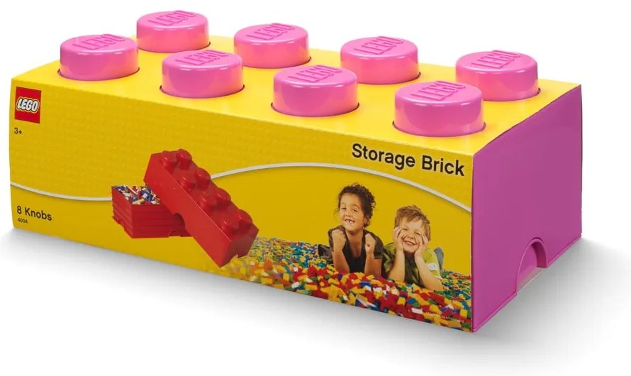 Ciemnoróżowy pojemnik LEGO®